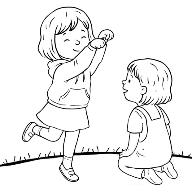 Show how a superhero uses their powers.