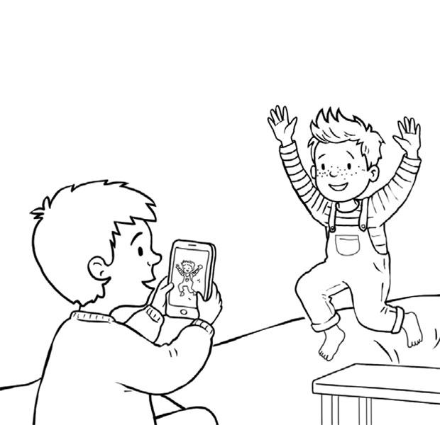 If you had a camera in your hands, what would you film at home or in kindergarten?