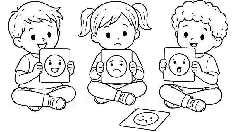 Emotion Cards with Media Faces