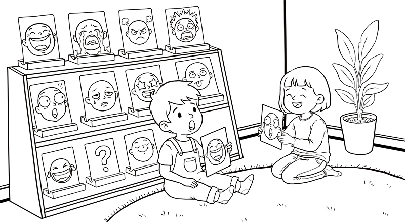 Emotion Cards with Media Faces